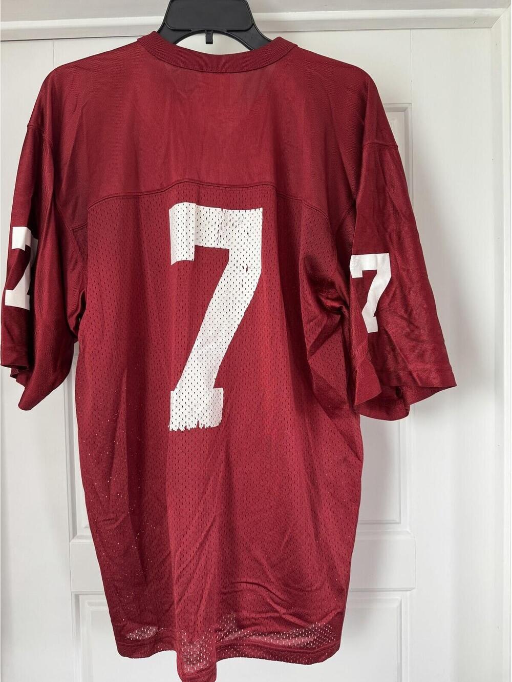 Nike NCAA Oklahoma Sooner College Football Fan Jersey #7 Size M Maroon White